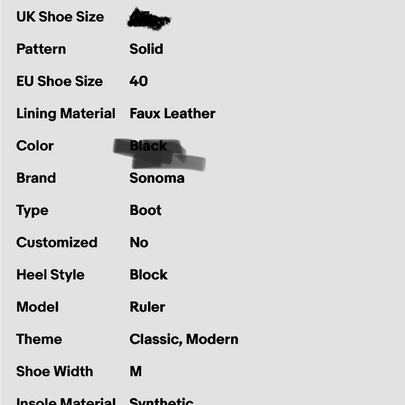 Sonoma Boots Womens 9 M Brown Rosalind Ankle Bootie Block Heels Side Zip Casual - Picture 8 of 8